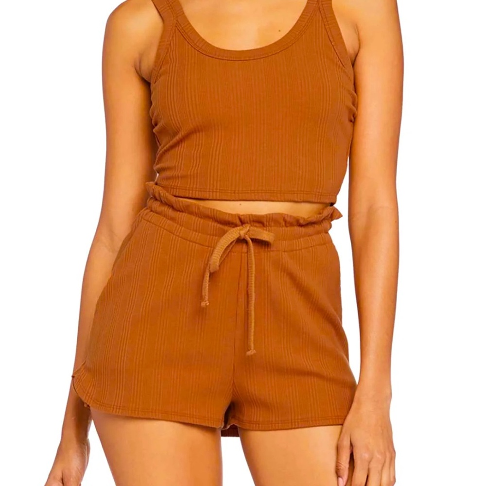 NWT Vitamin A Thalia organic ribbed shorts